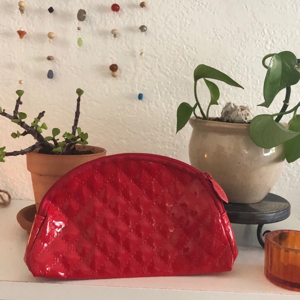 Red mini clutch